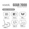 Vozol Gear 7000 Disposable Strawberry Smoothie