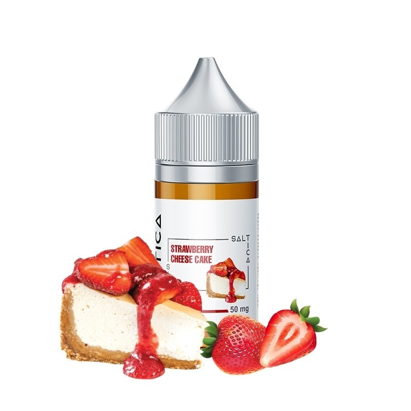 Saltica Strawberry Cheese Cake (Çilekli Cheesecake) Salt Likit - Sa...